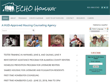 Tablet Screenshot of echofairhousing.org